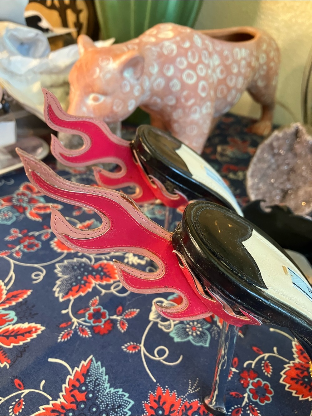 Prada Hot Pink Hot Rod Flame Heels 37 SS 2012 - Picture 4 of 15